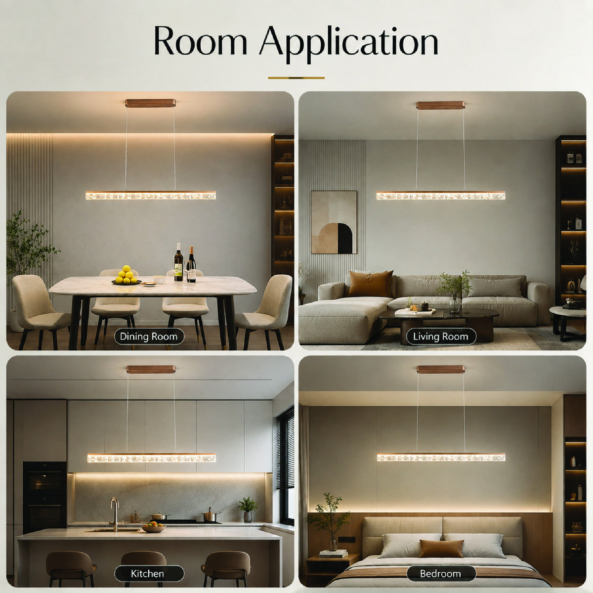 Candelabru LED 80 W, Wi-Fi 2,4 GHz, telecomandă, lumină reglabilă