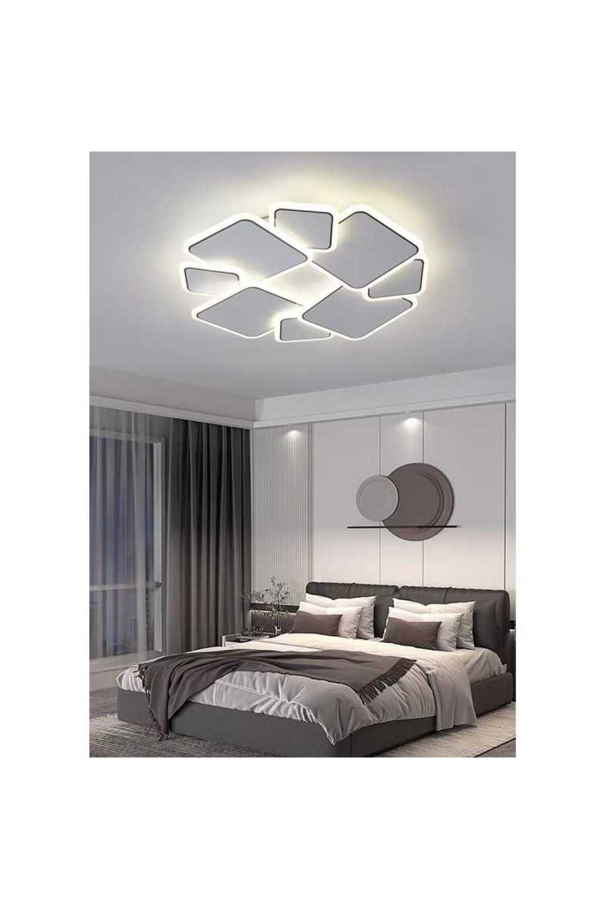 Plafonieră LED dimabilă 70 W, Wi-Fi, telecomandă, 3 temperaturi de culoare