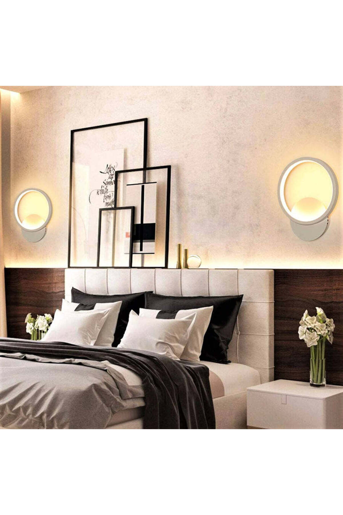 Aplică LED rotundă albă, dimabilă, cu 3 culori de lumină, 900 lm