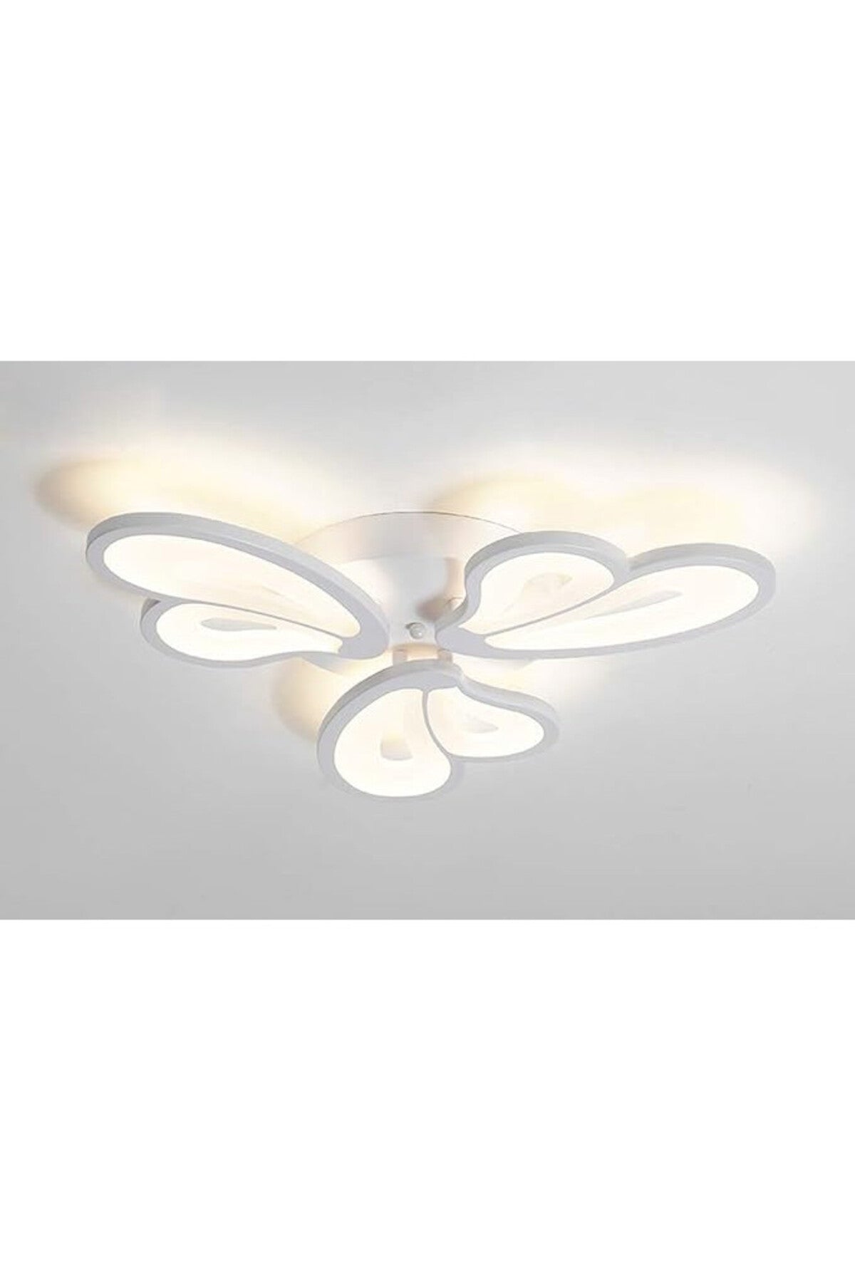 Plafonieră LED cu 3 surse, dimabilă, Wi-Fi, telecomandă, 3 tonuri de lumină