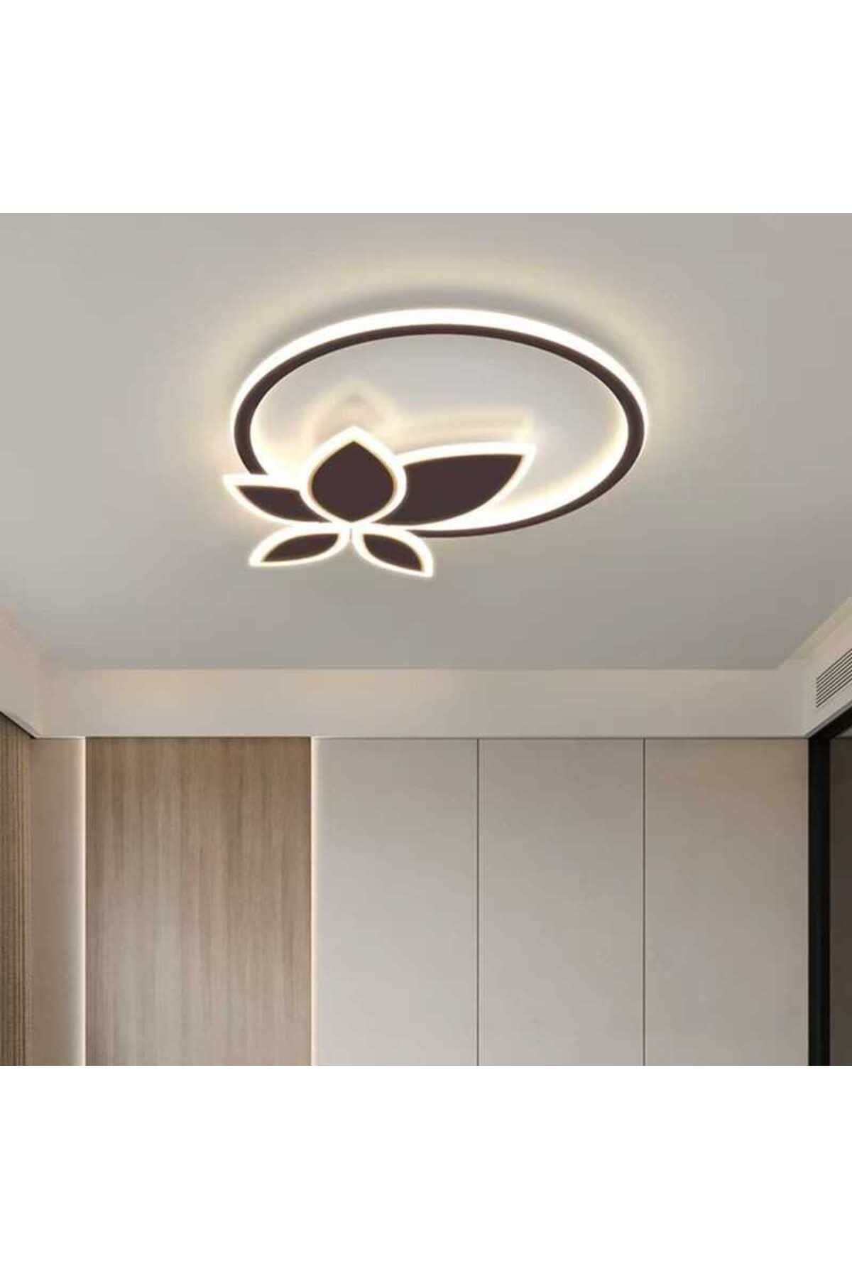 Plafonieră LED 142 W, 7500 lm, Wi-Fi, dimabilă, 3 culori, telecomandă, albă