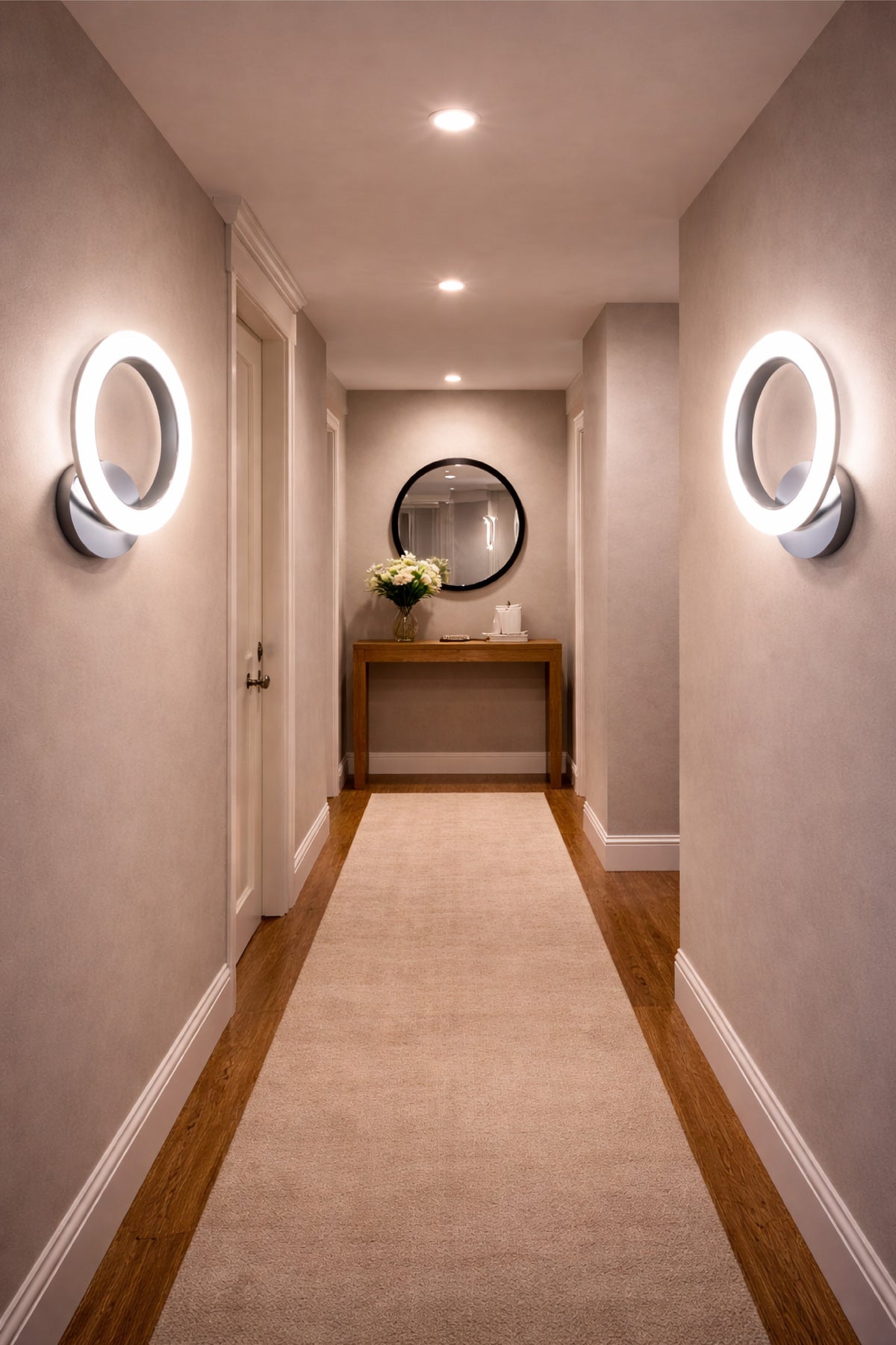Aplică LED cromată, 14 W, dimabilă, 3 temperaturi de culoare, IP20