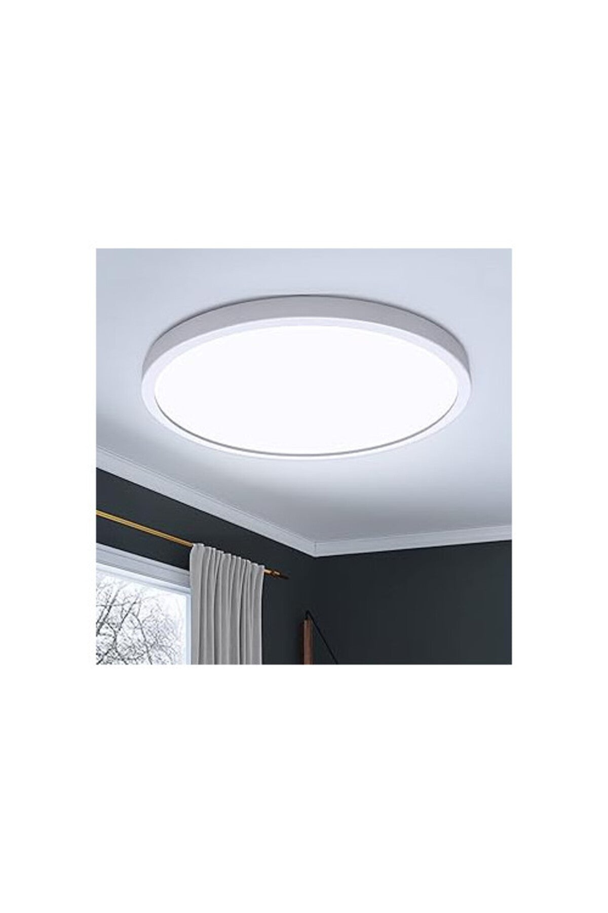 Aplică LED de perete 3032R, 18 W, rotundă, lumină rece 6500 K