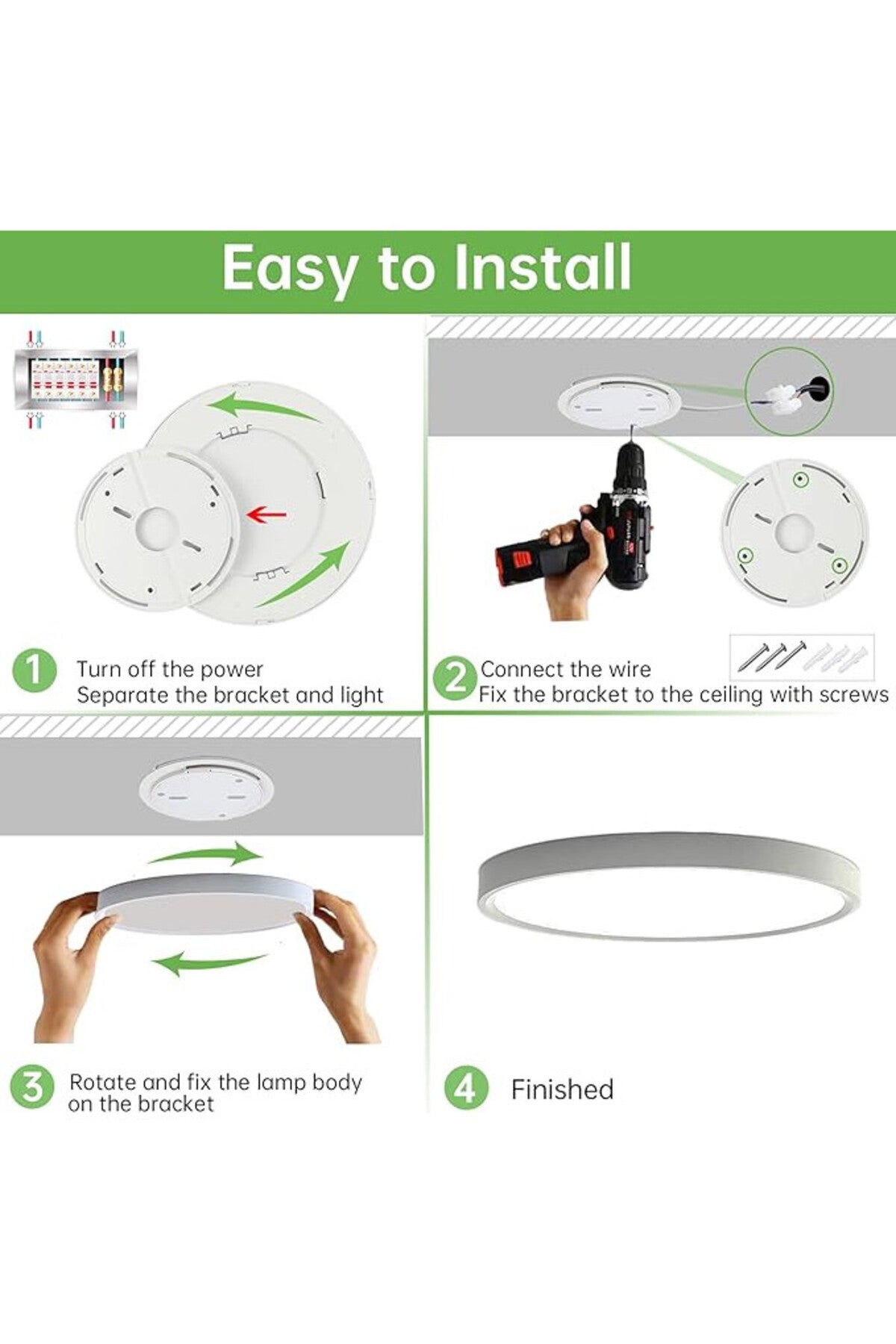 Aplică LED de perete 3032R, 18 W, rotundă, lumină rece 6500 K