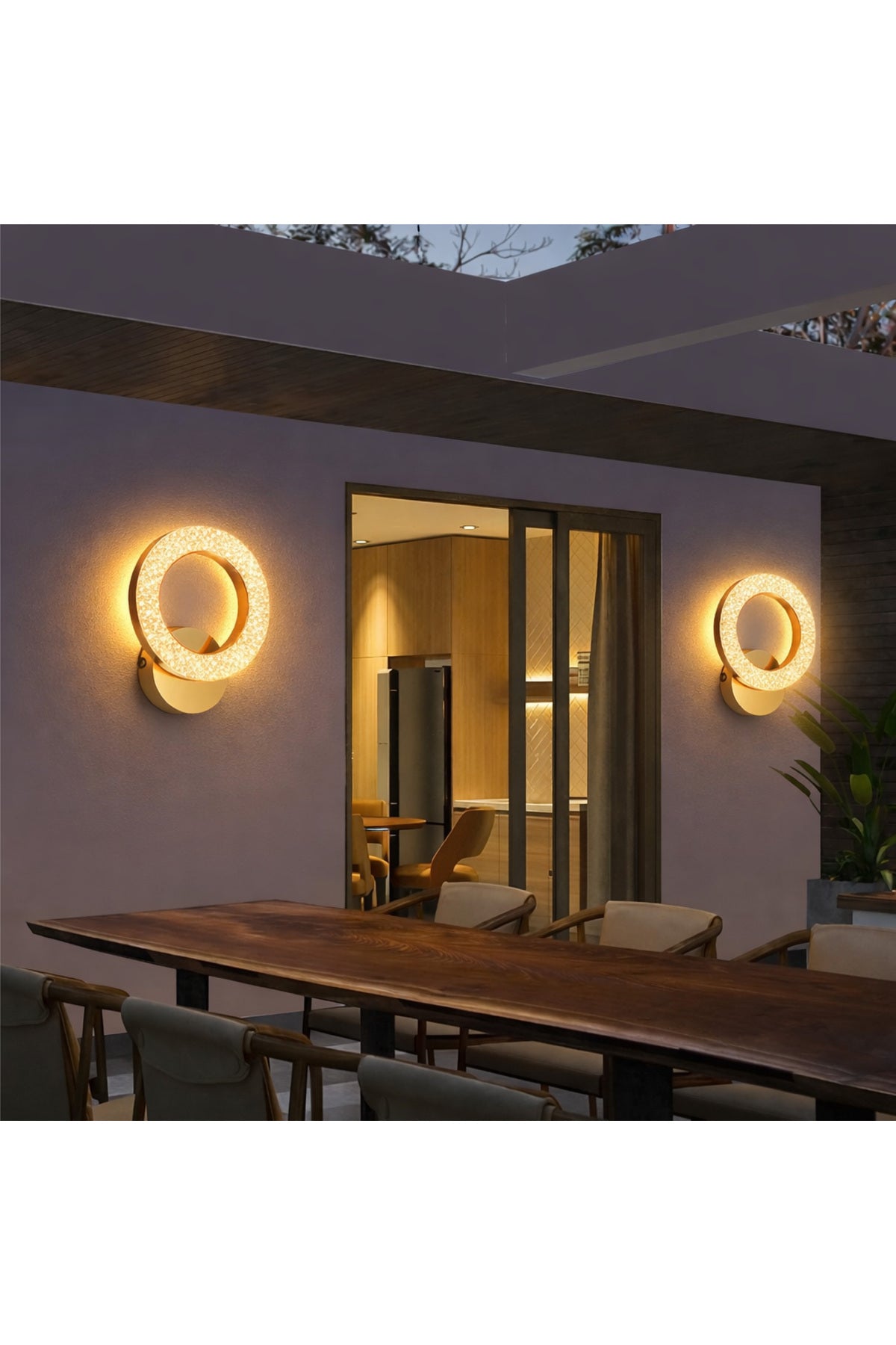 Aplică LED de perete aurie, 10 W, cu 3 temperaturi de culoare