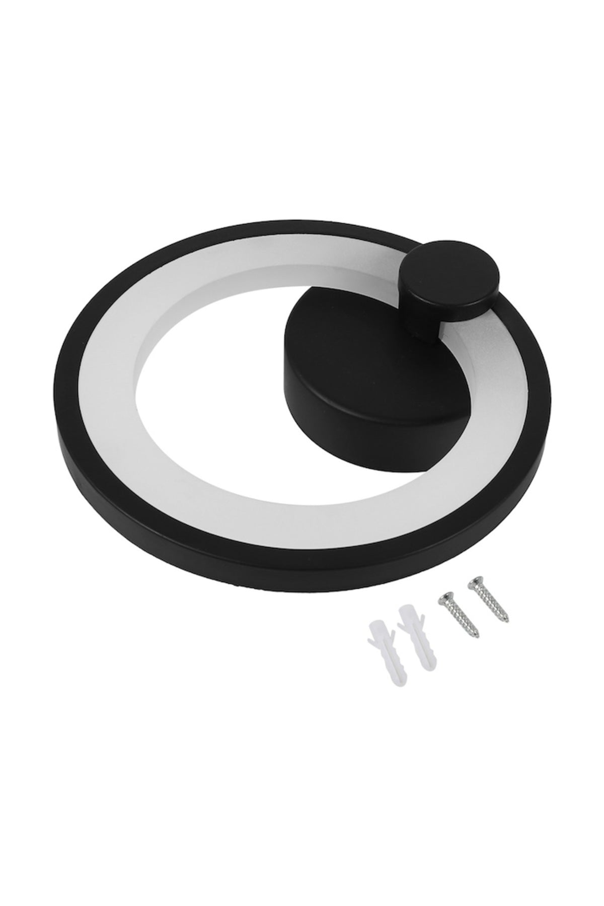 Aplică LED rotundă neagră, 28 W, dimabilă, cu 3 culori de lumină
