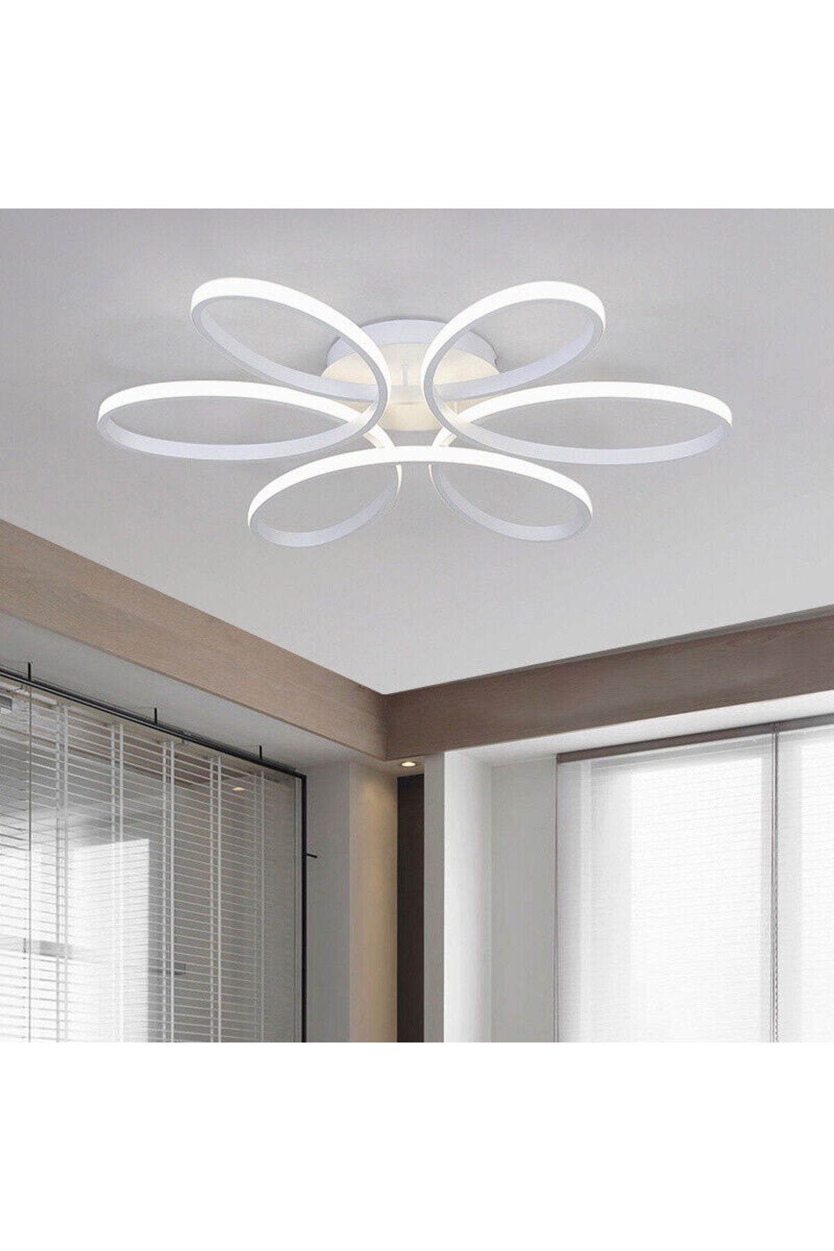 Plafonieră LED DAISY, 120 W, 5000 lm, dimabilă, cu telecomandă, 48 cm