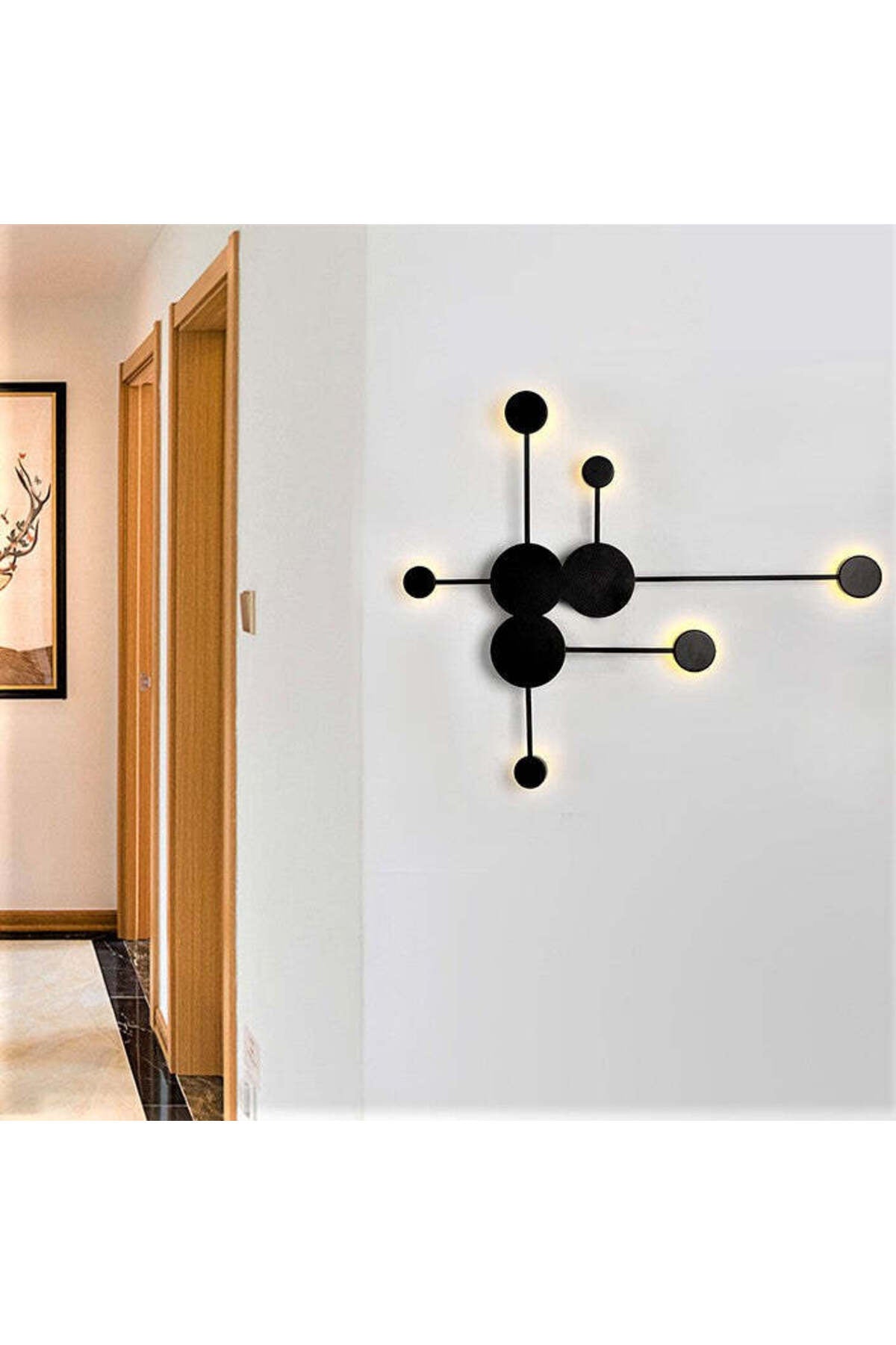 Lampă LED de perete neagră, 3 temperaturi de culoare, 2000 lm, IP21