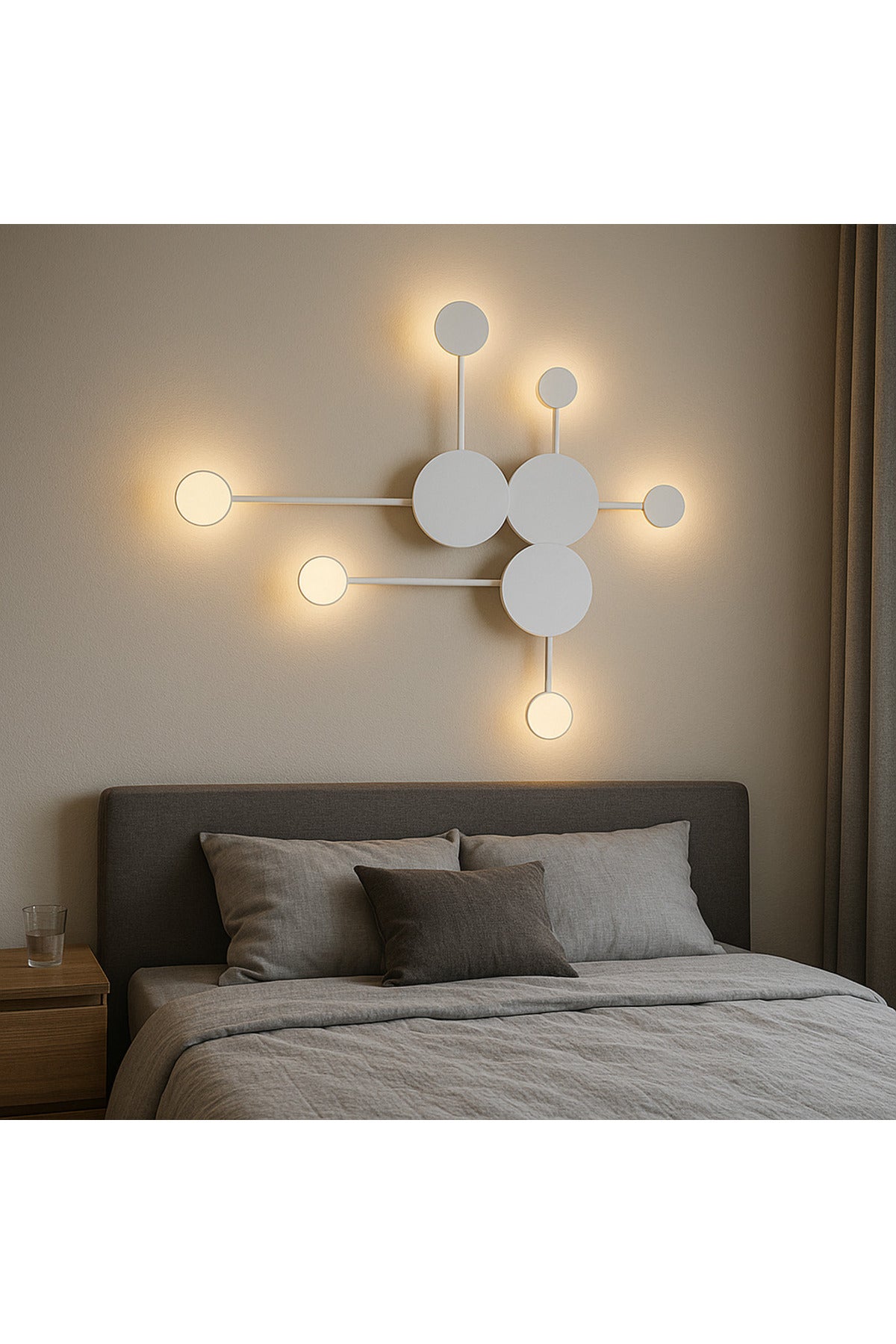 Lampă LED de perete albă, 3 temperaturi de culoare, 2000 lm, IP21