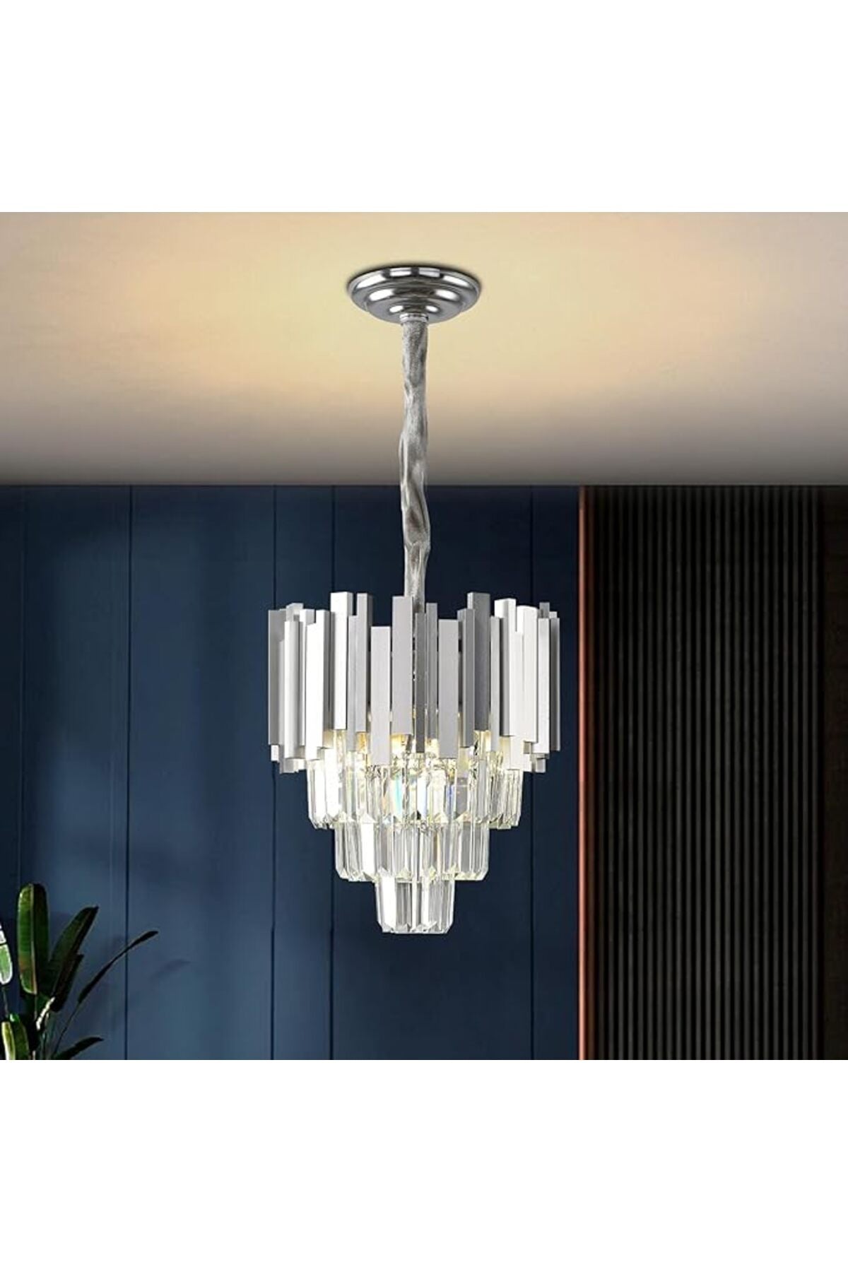 Aplică de perete aurie cu 2 dulii E14, design modern