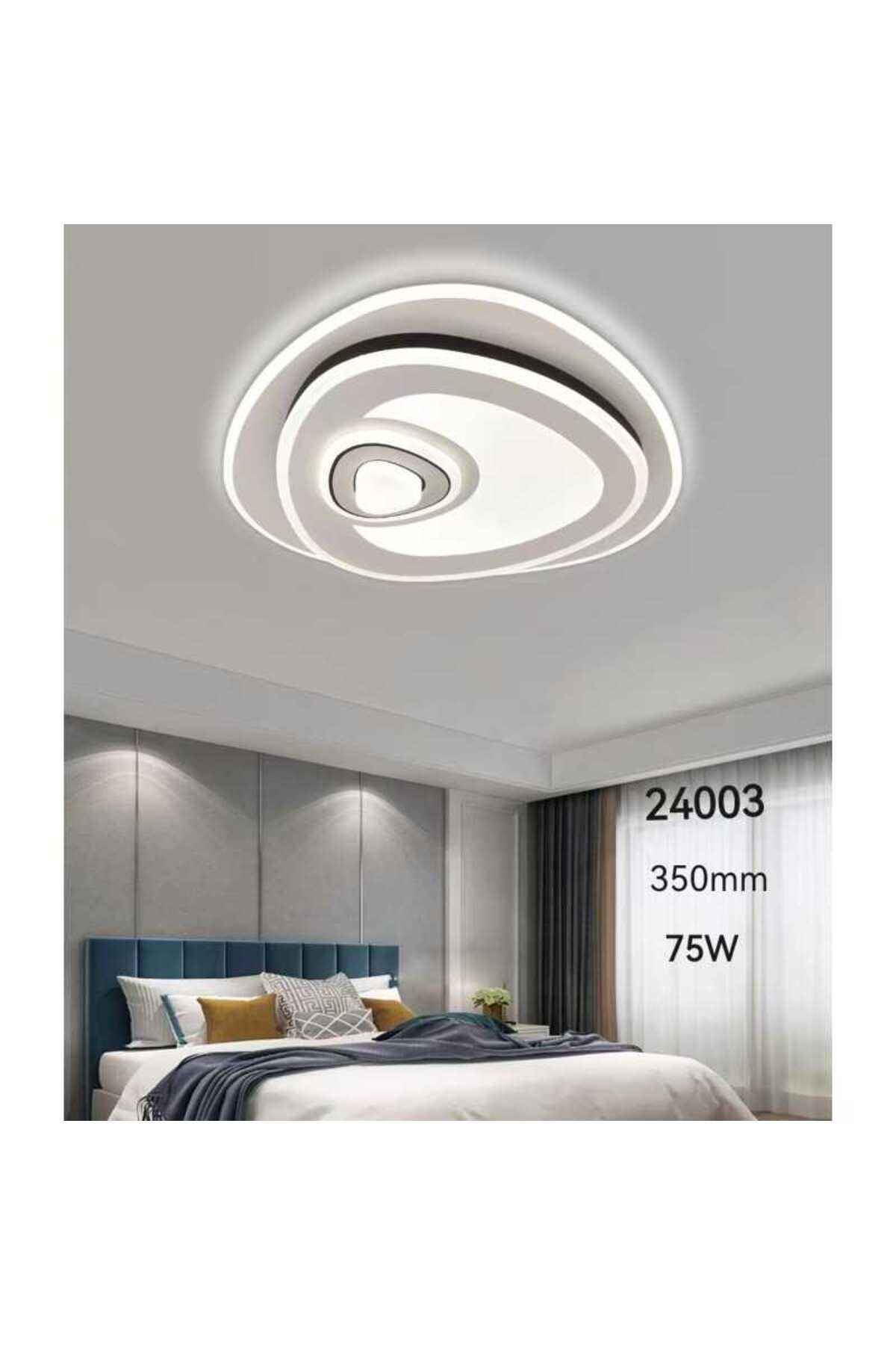 Plafonieră LED 75W, Ø35 cm, dimabilă, Wi-Fi și telecomandă, 3 culori