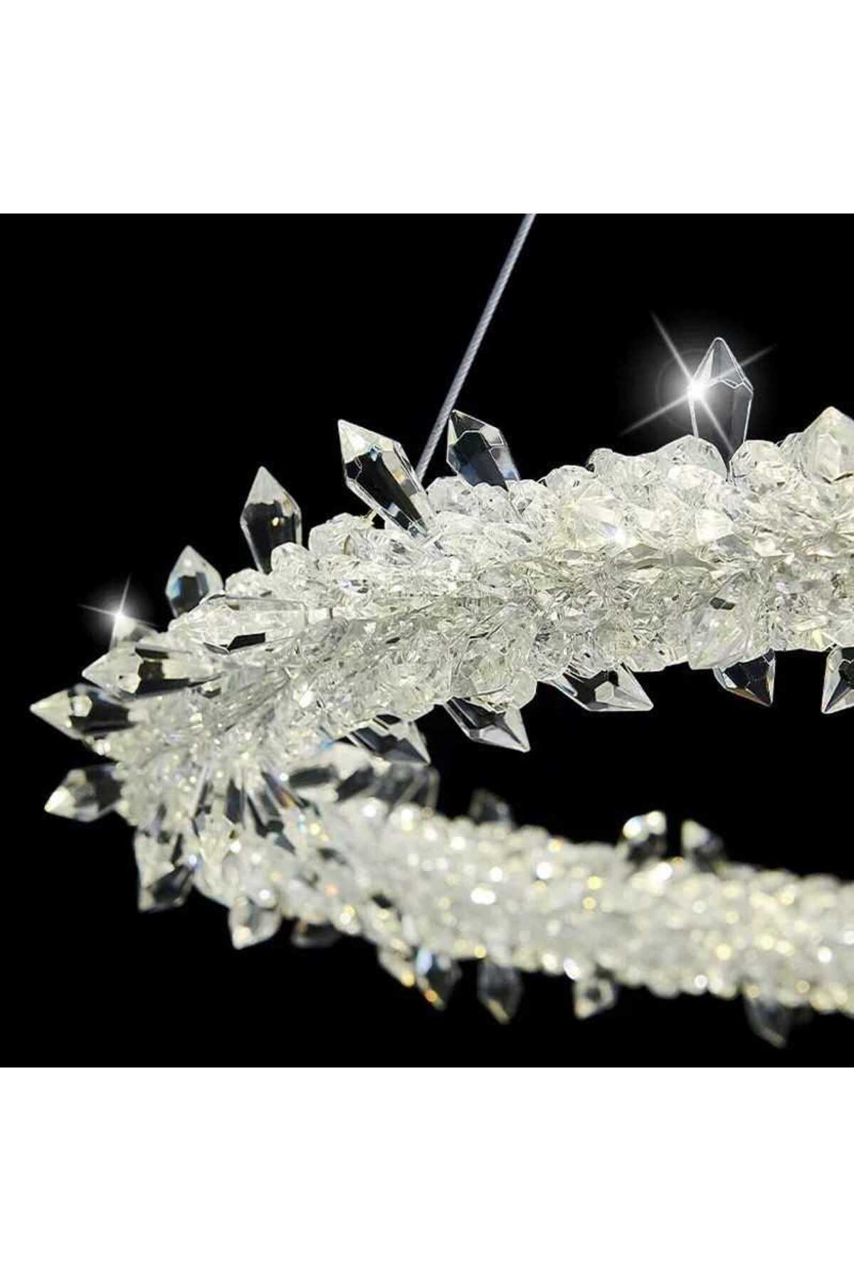 Plafonieră LED 60 cm cu Wi-Fi, telecomandă și 3 culori de lumină