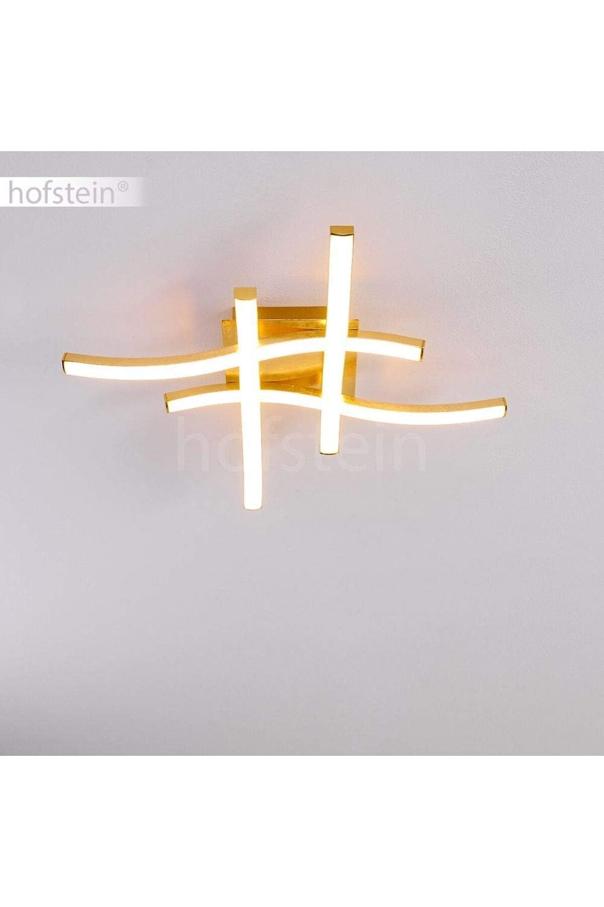Plafonieră LED rotundă aurie, Ø35 cm, 28 W, 3 culori de lumină