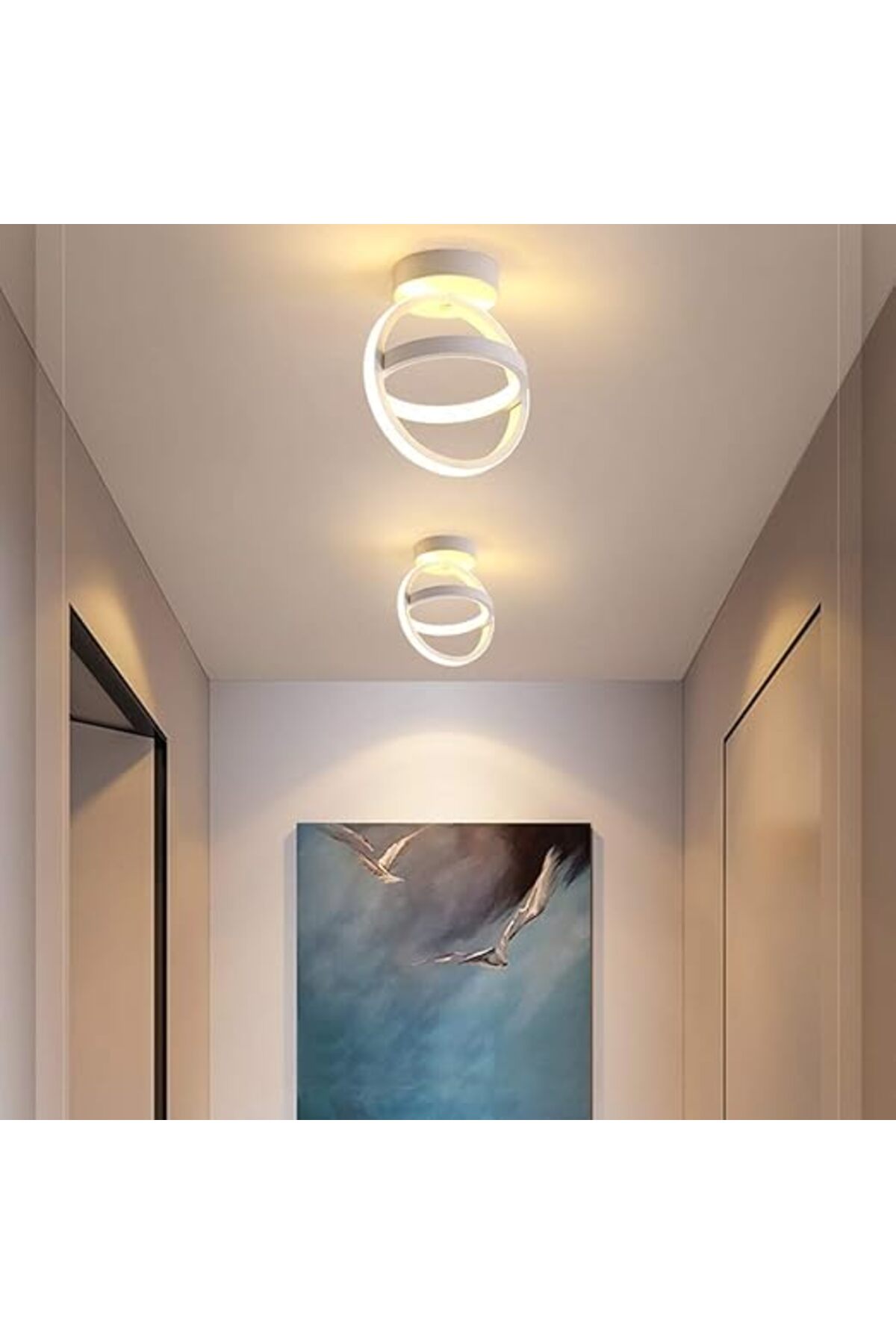 Plafonieră LED albă, 26 W, 1200 lm, 3 culori de lumină, Ø22 cm