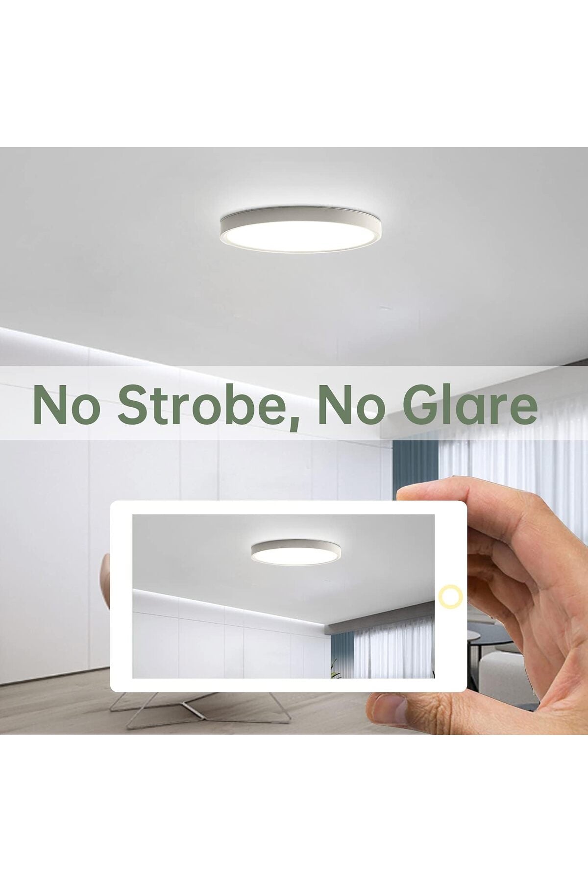 Aplică LED rotundă, 18 W, 1365 lm, 3 temperaturi de culoare, albă