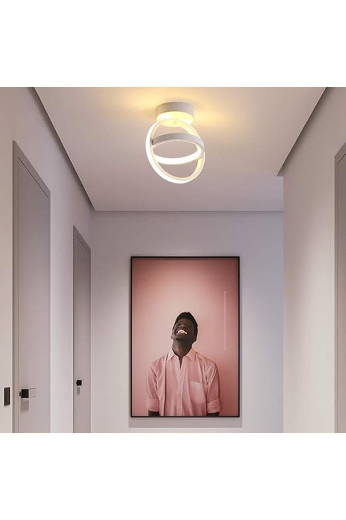 Plafonieră LED albă, 26 W, 1200 lm, 3 culori de lumină, Ø22 cm