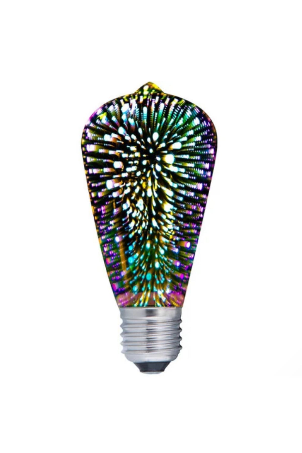 Bec LED decorativ ST64 cu efect Infinity, E27, 4 W