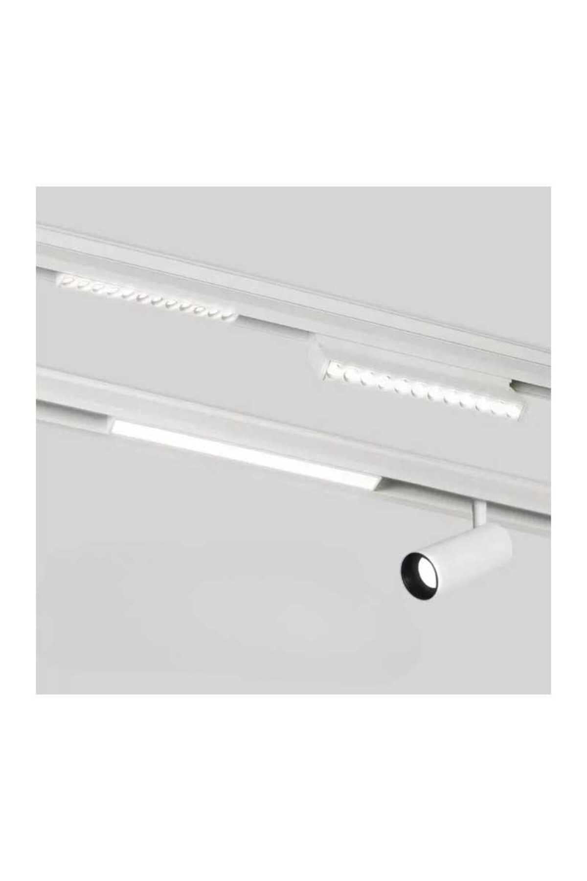 Spot LED pentru șină magnetică, 30 cm, 10 W, 4000 K, OSRAM, alb mat