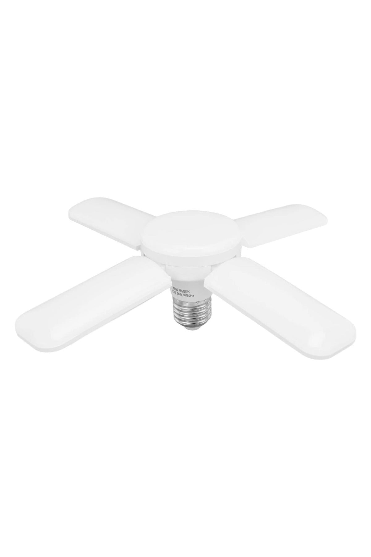 Bec LED E27 42 W cu palete, lumină albă rece 6500 K