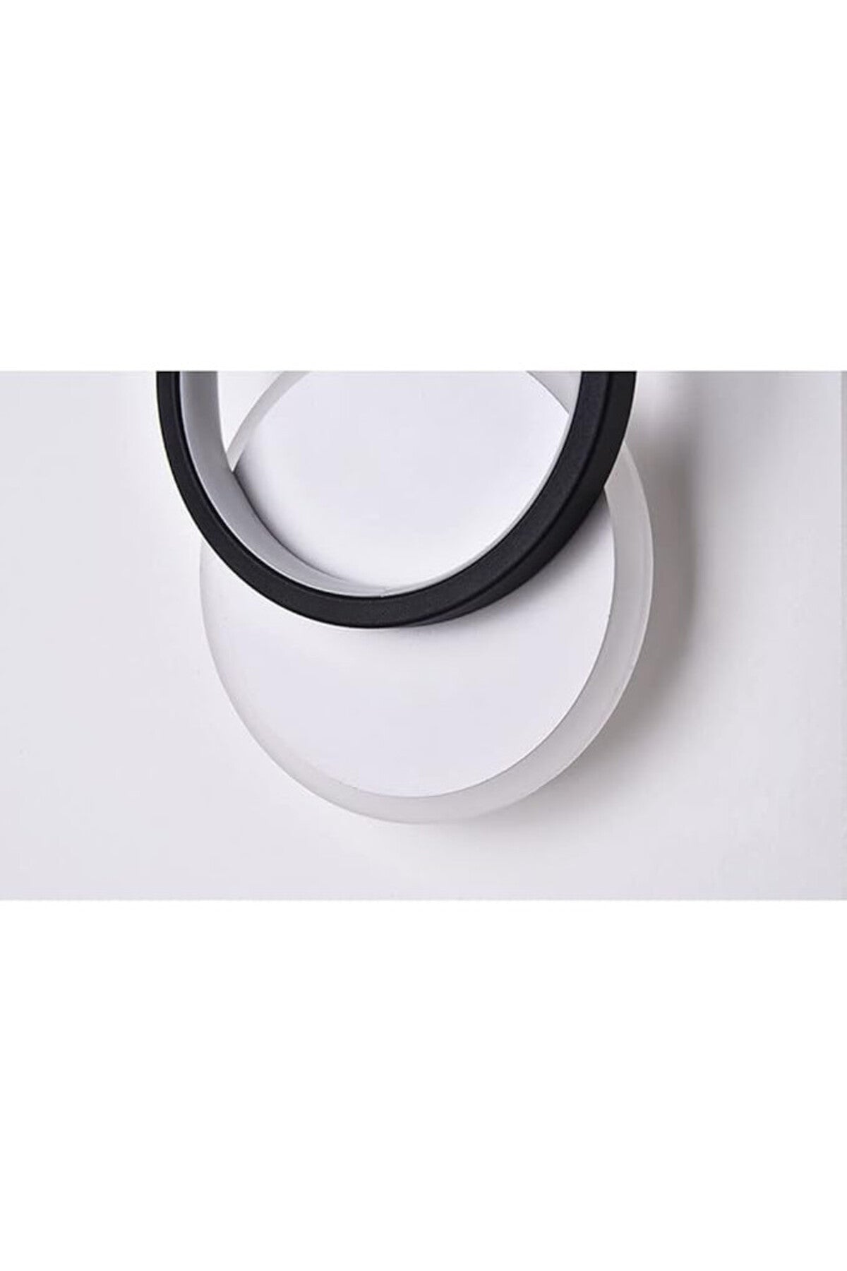 Aplică LED de perete neagră, 10 W, 3 temperaturi de culoare, 24 x 18 cm