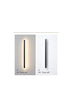Aplica LED de perete pentru exterior, 180 cm, 44 W, IP65, 3 culori, neagră