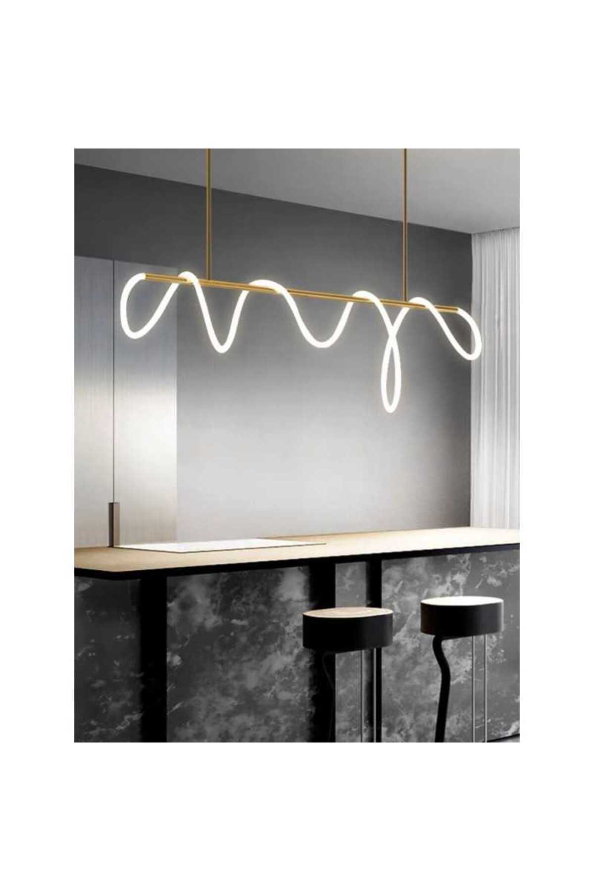 Plafonieră LED dimabilă, Wi-Fi, telecomandă, 150 cm, 120 W, 5000 lm