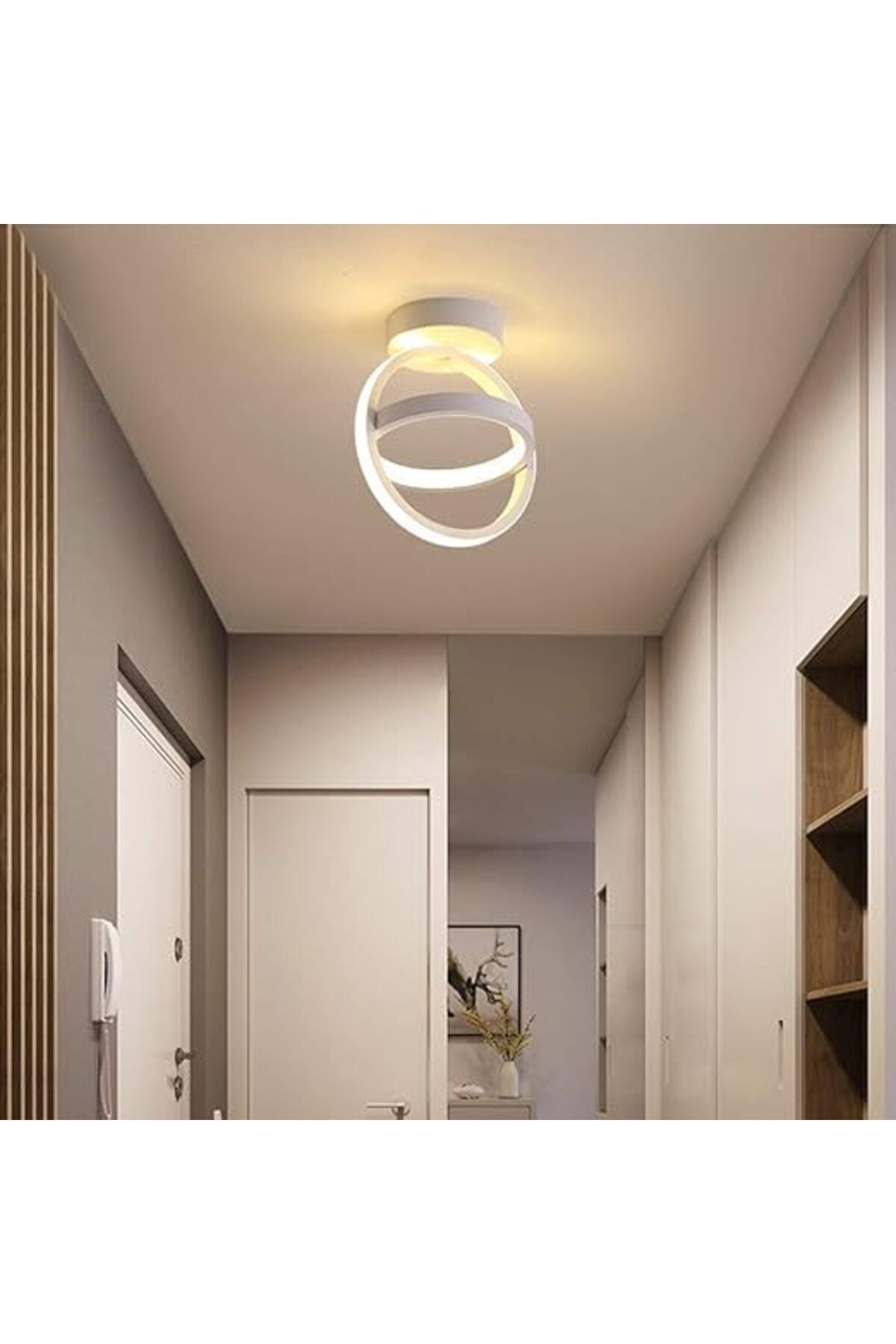 Plafonieră LED albă, 26 W, 1200 lm, 3 culori de lumină, Ø22 cm