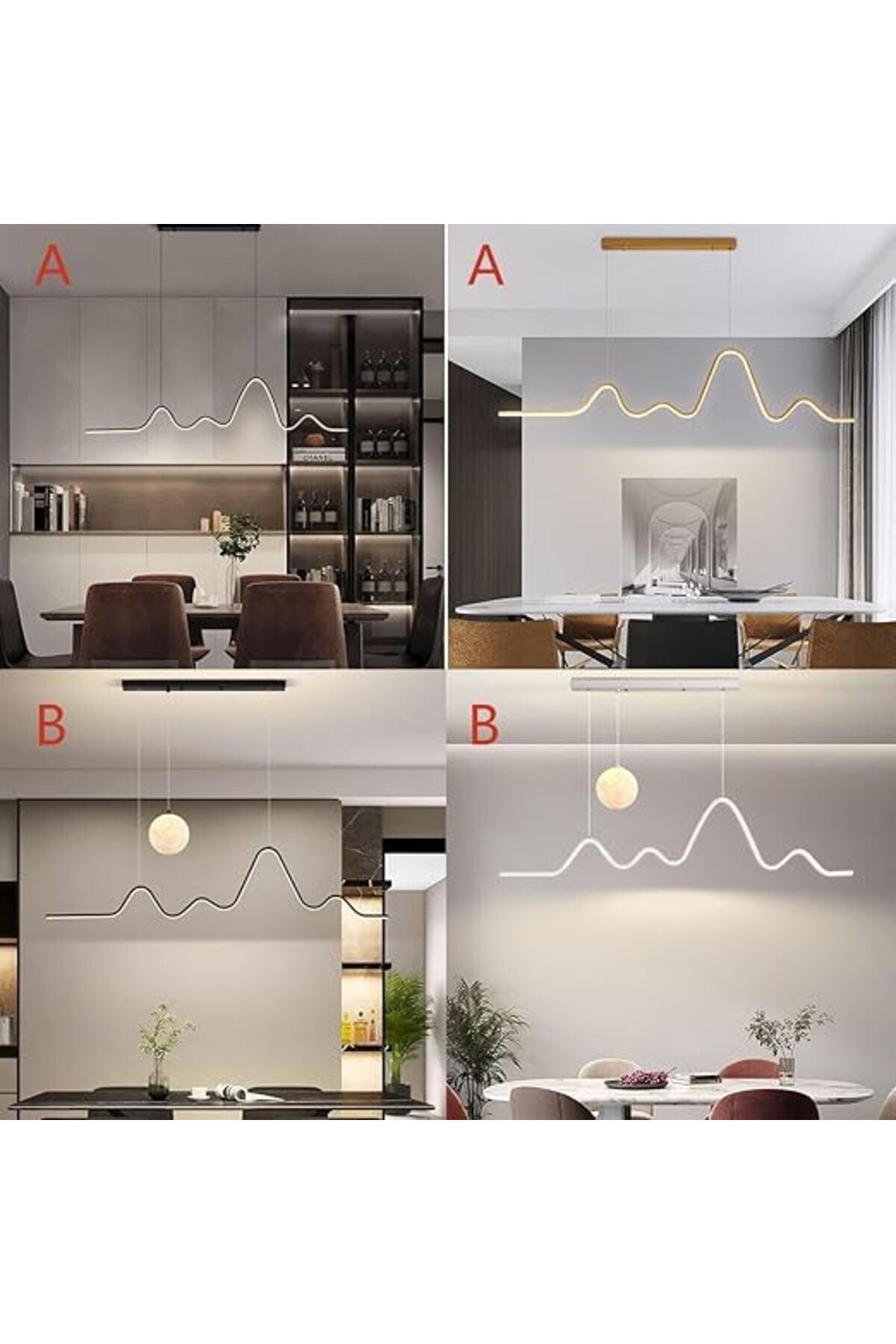 Plafonieră LED aurie, 64 W, Wi-Fi, telecomandă, dimabilă, 120 × 80 cm