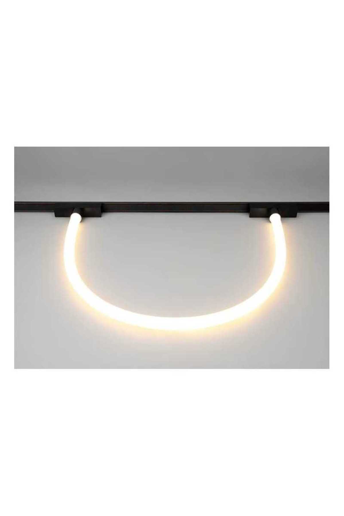 Plafonieră LED neagră, 100 cm, 14 W, 3 temperaturi de culoare
