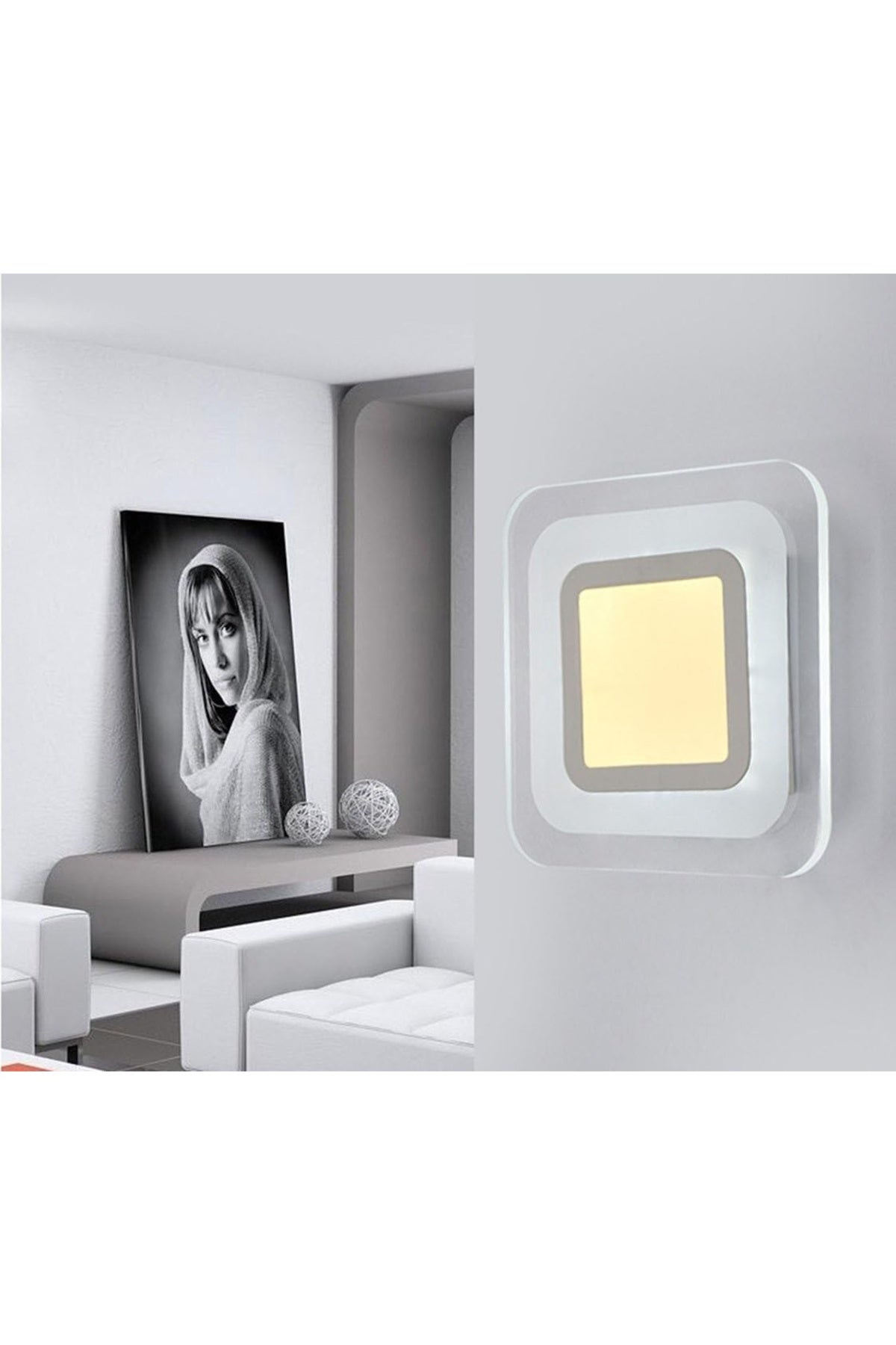Aplica LED pentru oglindă, 32 cm, dimabilă, Wi-Fi, telecomandă, 2500 lm