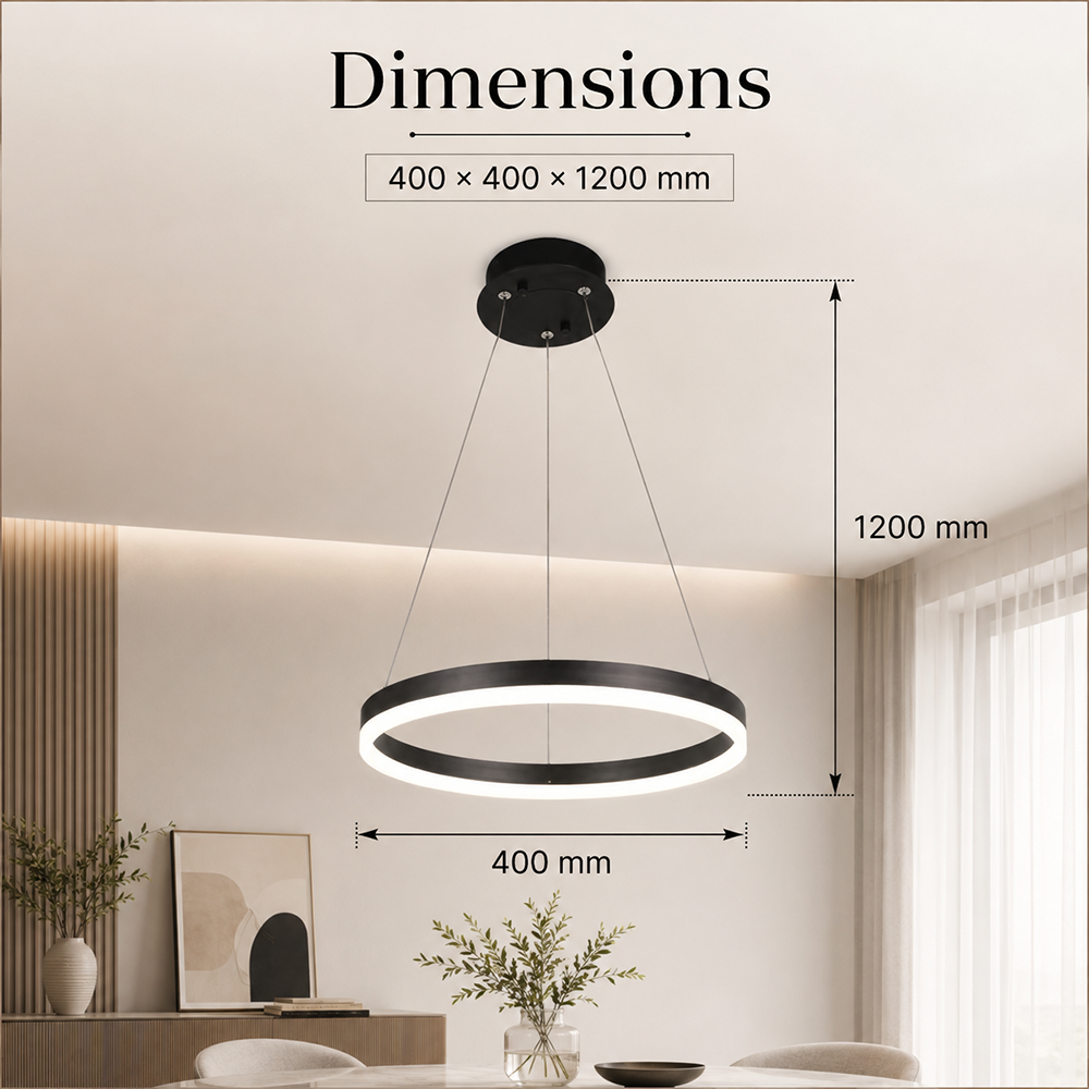 Plafonieră LED culoare cafea, Ø40 cm, dimabilă, Wi-Fi și telecomandă