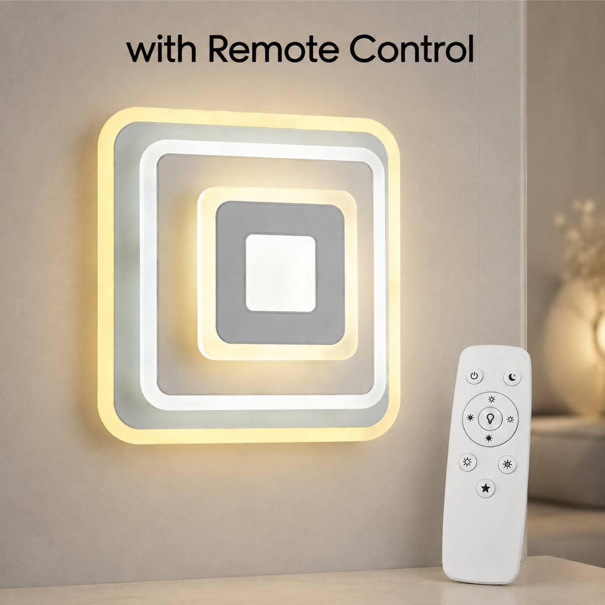 Aplica LED pentru oglindă, 32 cm, dimabilă, Wi-Fi, telecomandă, 2500 lm