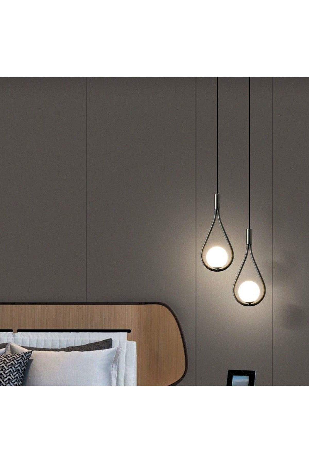 Lampă suspendată neagră, 100 cm, cu soclu E27
