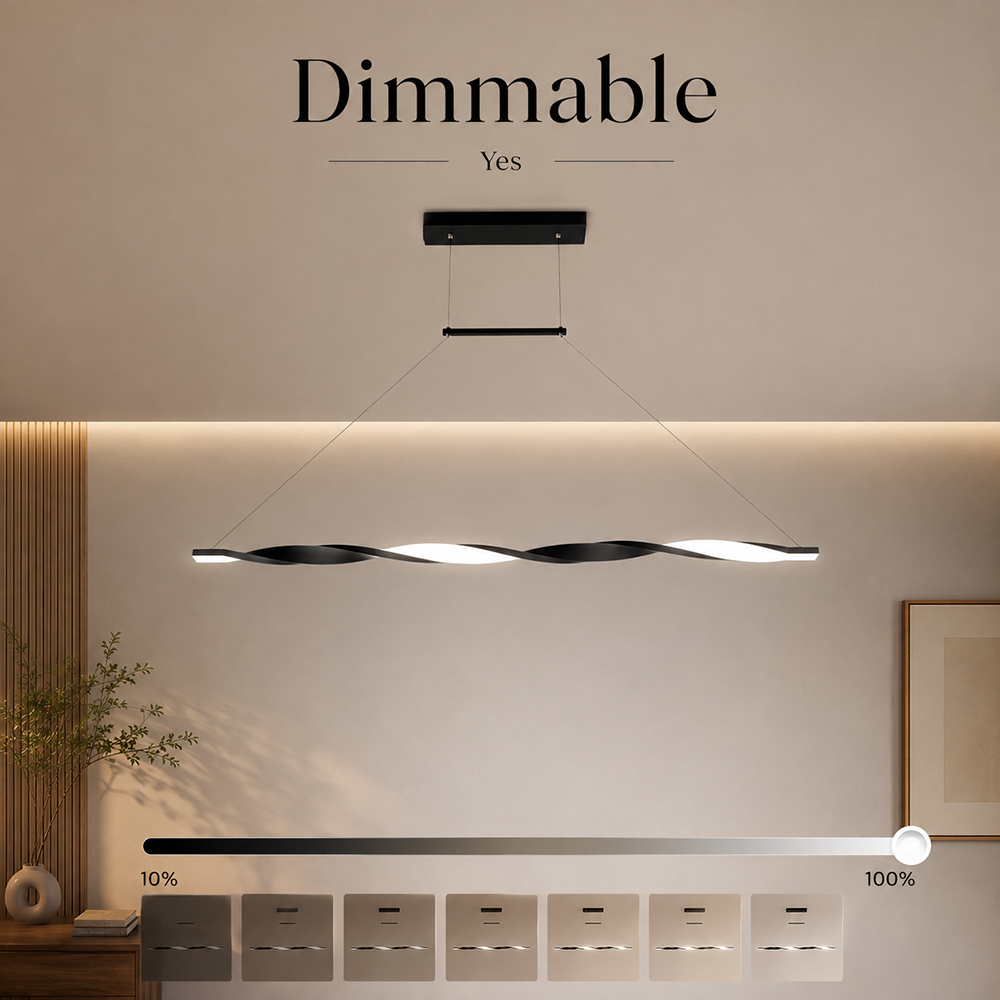 Plafonieră LED modernă, 100 cm, cu telecomandă, 3000 lm