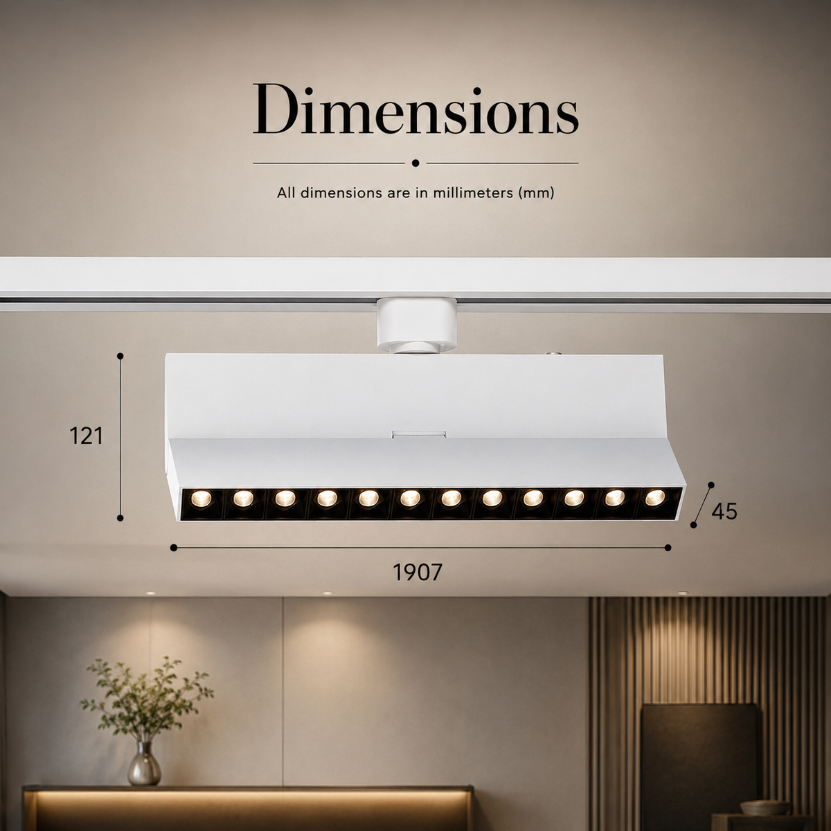 Proiector LED pentru șină FSL FST932, 30 W, 4000 K, negru