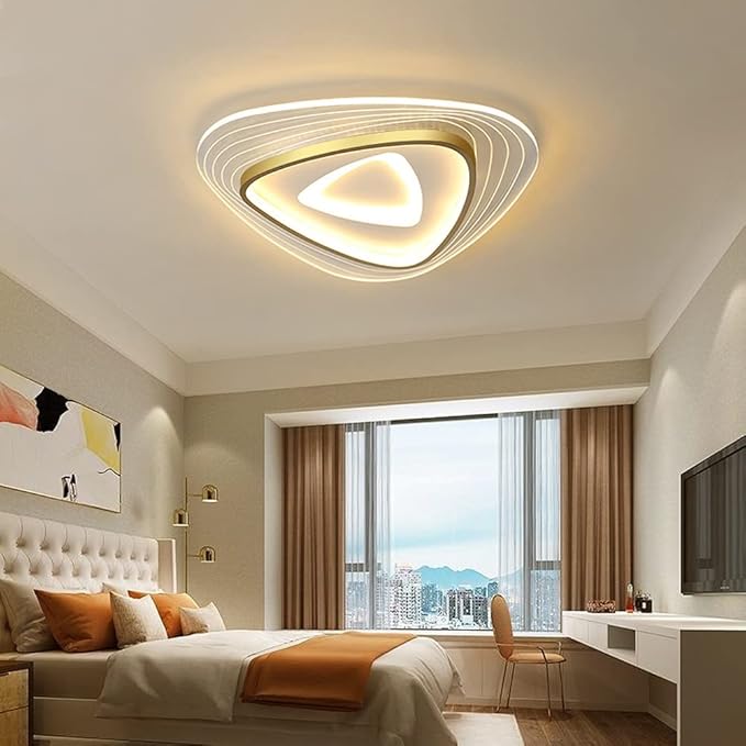 Plafonieră LED 48 cm, 120 W, 6000 lm, dimabilă, Wi-Fi, telecomandă, albă