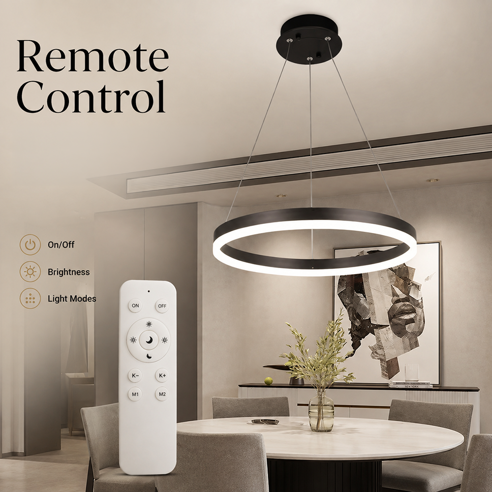 Plafonieră LED culoare cafea, Ø40 cm, dimabilă, Wi-Fi și telecomandă