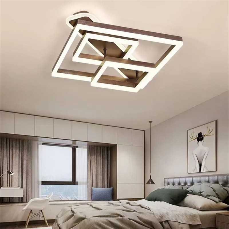 Plafonieră LED dimabilă, cu Wi-Fi și telecomandă, 60 × 45 cm