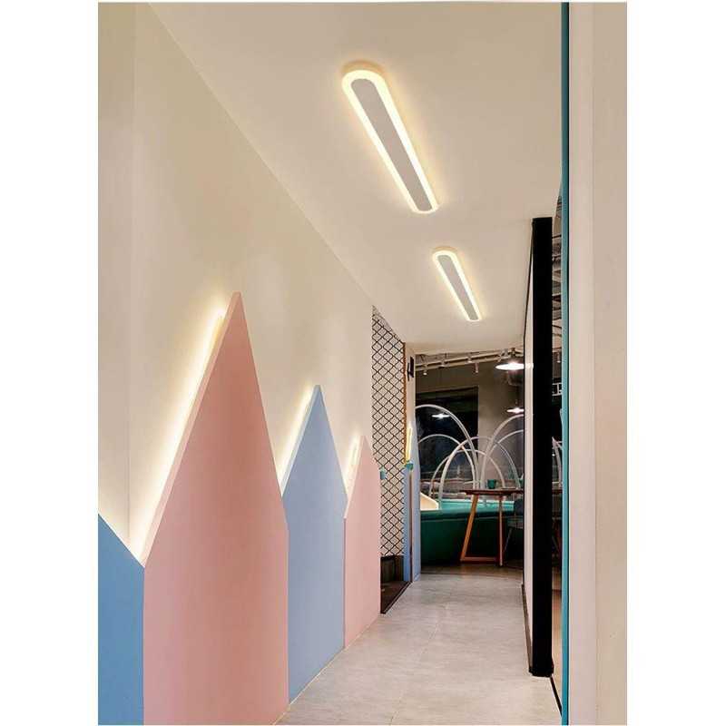 Plafonieră LED liniară 60 cm, 5000 lm, lumină caldă, neutră sau rece