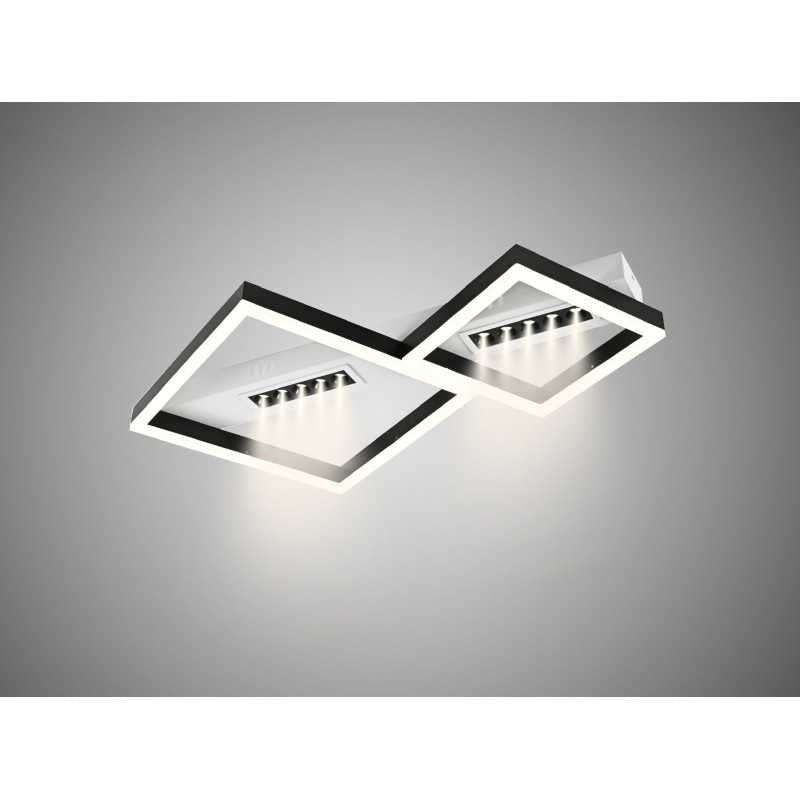 Plafonieră LED 60 W, 3000 lm, Wi-Fi, telecomandă, 3 culori de lumină