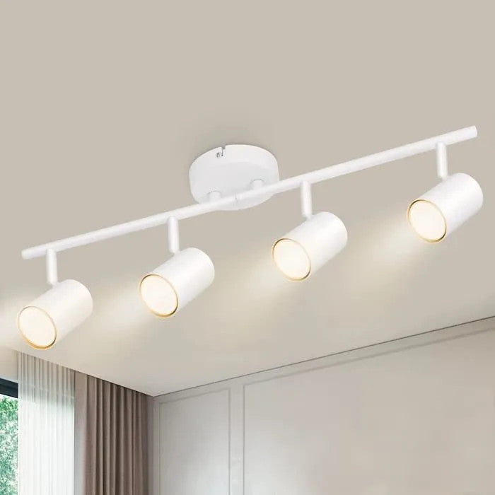 Spot pentru plafon și perete, 4xGU10, alb, 58 cm, max. 4x10 W