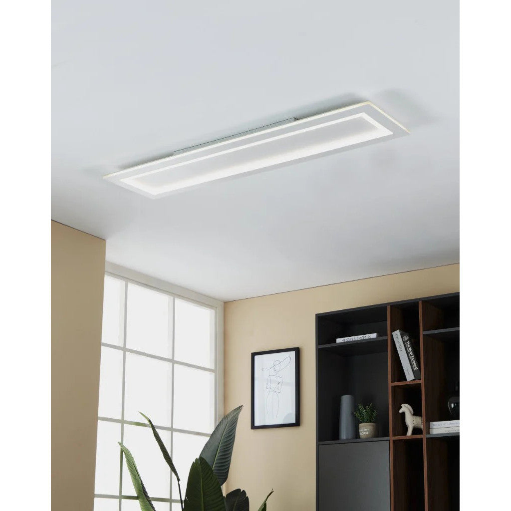 Plafonieră LED 60 cm, 136 W, 3 temperaturi de culoare, albă