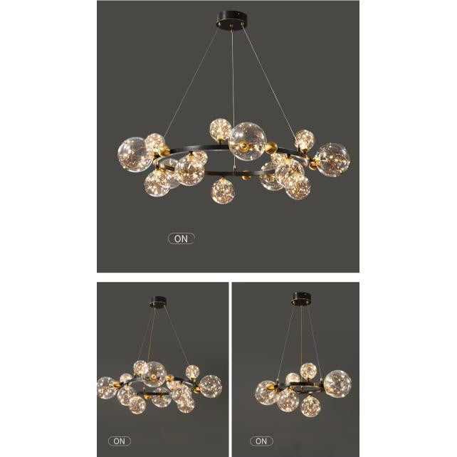 Plafonieră LED cu 12 surse, Ø85 cm, 3 temperaturi de culoare, acril mat