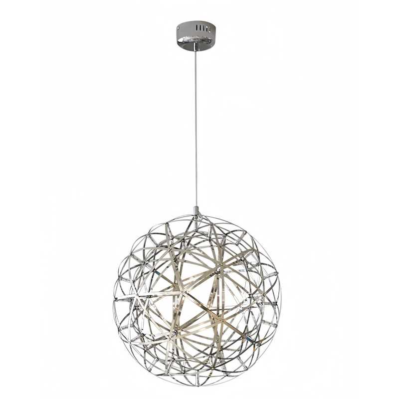 Plafonieră LED rotundă argintie, Ø60 cm, 42 W, 2000 lm, 3 culori de lumină