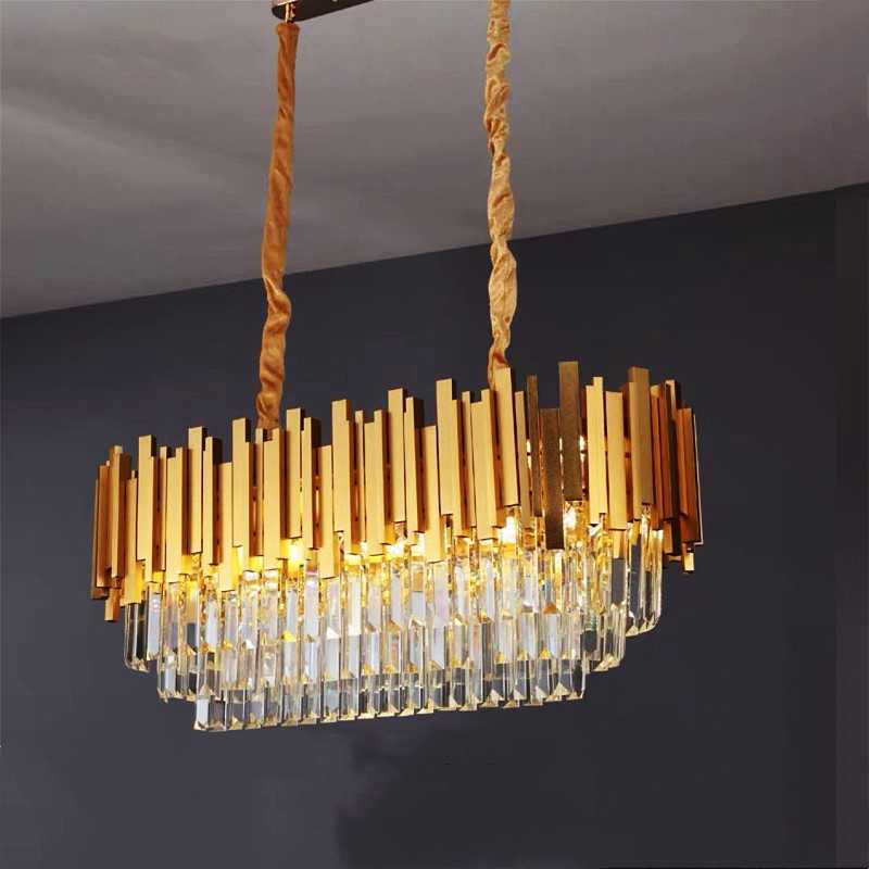 Plafonieră LED modernă, 80 × 30 cm, 60 W, 3 culori, cristal