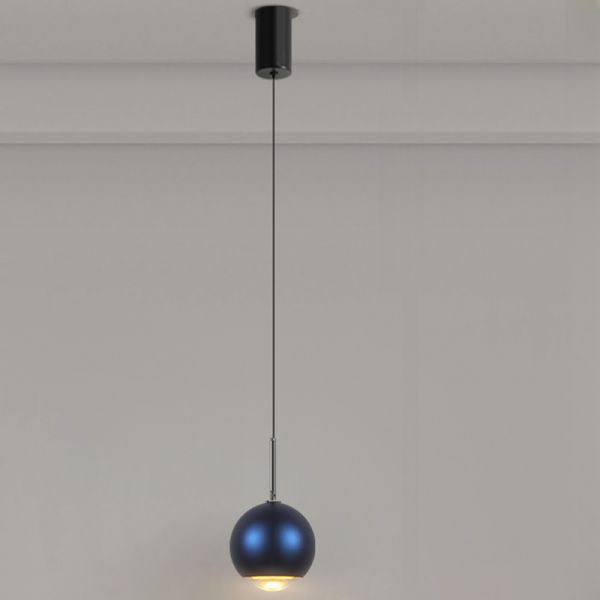 Lampă suspendată LED albastră, 5 W, 4000 K, 500 lm