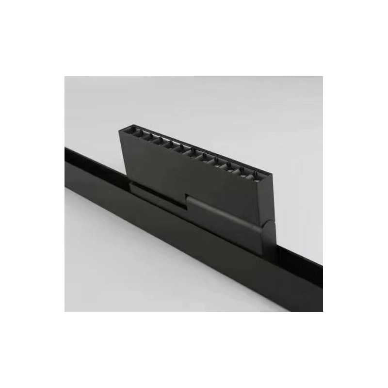 Spot LED pliabil pentru șină magnetică, 12 W, 4000 K, negru