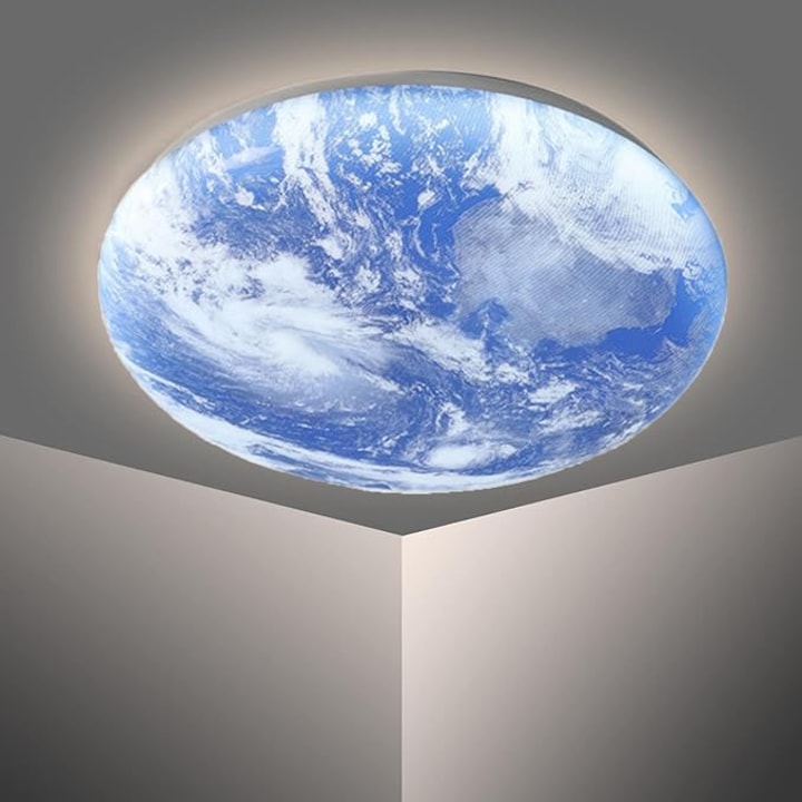 Plafonieră LED rotundă, Ø50 cm, 80 W, 8000 lm, 3 culori de lumină