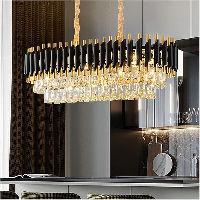 Candelabru de plafon auriu din metal și sticlă, 9xE14, 80x80x30 cm