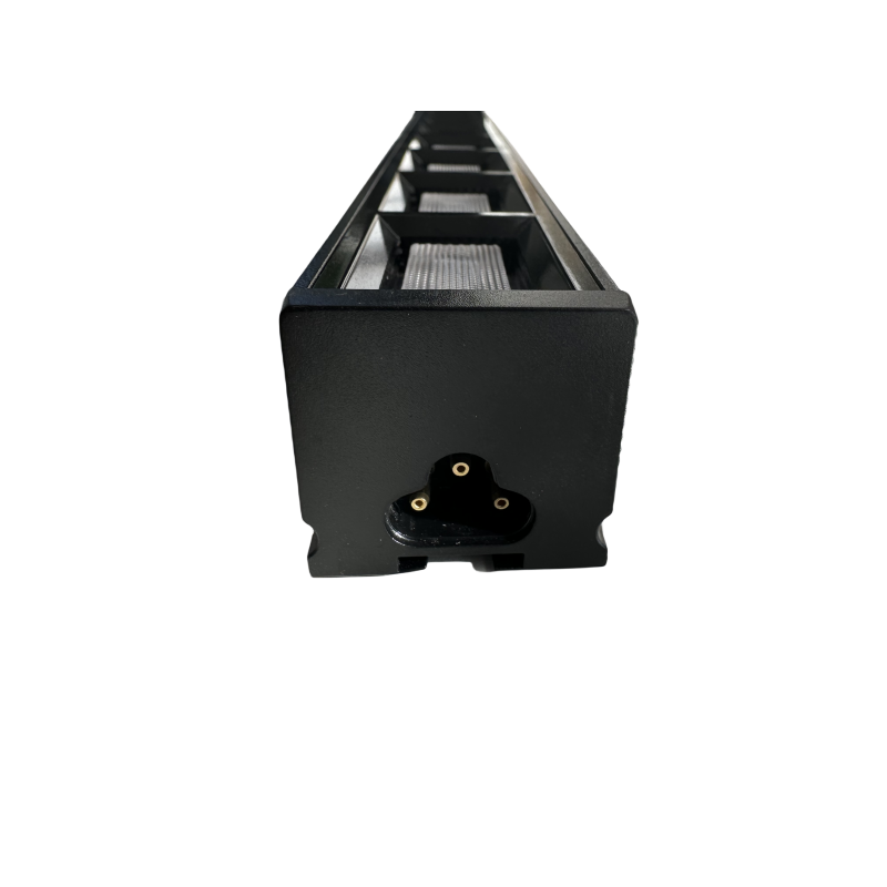 Tub LED 30 cm, 15 W, 1500 lm, lumină albă rece, negru